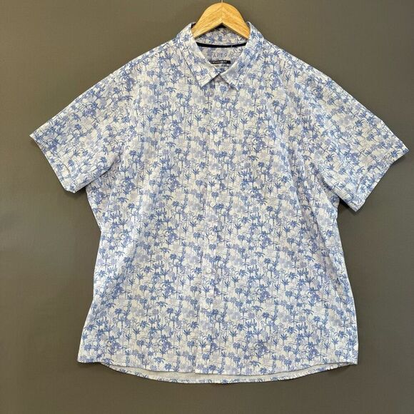 Apt. 9 Men’s Button Up Shirt Untucked Standard Fit Performance Shirt Size 2XL - Picture 1 of 6